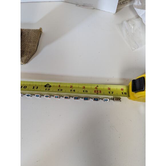 Vintage Taxco Mexico 925 Sterling Silver Necklace & Bracelet Set Sundial Design - Picture 14 of 16